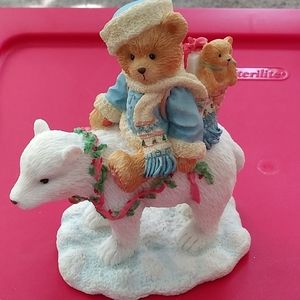 Cherished Teddies "Eric" Bear tidings of Joy